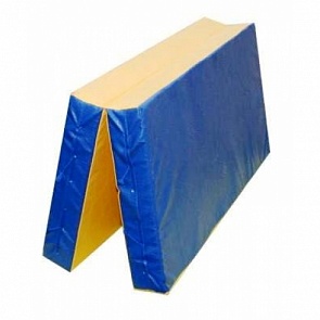 Мат гимнастический складной 1 х 1 м, толщина 10 см (Вертикаль, Мат10_1 х 1 м складной)